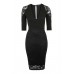 Tfnc Mariette Black Bodycon Dress