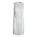 Lace & Beads Taylor Fringe Grey Embellished Dress