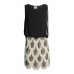 Lace & Beads Sharon Angela Black & Gold Embellished Dress
