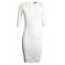 Tfnc Mariette White Bodycon Dress
