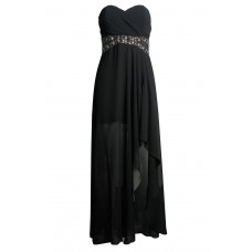Tfnc Cadence Black Maxi Embellished Dress