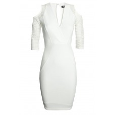 Tfnc Lizie White Bodycon Dress
