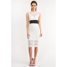 Tfnc Gaella White Bodycon Dress