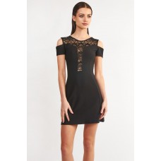 Tfnc Lusia Black Mini Dress