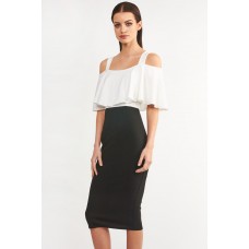 Tfnc Ariel Black Bodycon Dress