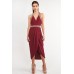 Tfnc Roxanne Wine Dress