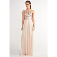 Tfnc Brenna Maxi Pink Dress