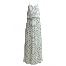 Lace & Beads Maple Jemma Mint Embellished Maxi Dress