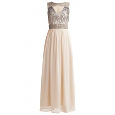 Lace & Beads Tina Nude Maxi Dress