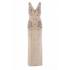 Lace & Beads Gilly Pink Maxi Dress