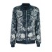 Lace & Beads Renee Navy Bomber Jacket