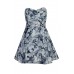 Tfnc Minnie Blue Bandeau Dress