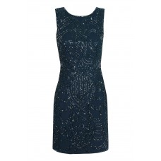 Lace & Beads Brittany Navy Embellished Dress