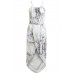Tfnc Zeus Printed White Dress