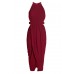 Tfnc Serene Cut Out Red Dress