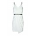 Tfnc Layla White Embellished Dress