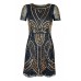 Lace & Beads Tara Navy Embellished Dress