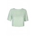 Lace & Beads Opal Mint Top