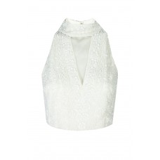 Lace & Beads Twilight White Top