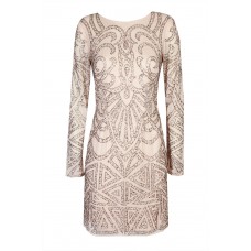Lace & Beads Brooklyn Pink Embellished Dress