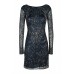 Lace & Beads Brooklyn Navy Embellished Dress