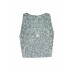Lace & Beads Penny Blue Top