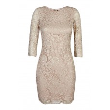 Tfnc Paris Lace Mocha Dress