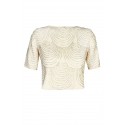 Lace & Beads Opal Cream Top