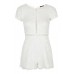 Tfnc Kenza White Playsuit