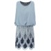 Lace & Beads Sharon Angela Grey Mist Embellished Dress