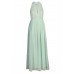Lace & Beads Twilight Mint Maxi Dress