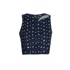 Lace & Beads Zoe Navy Top