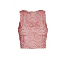 Lace & Beads Opal Penny Pink Top