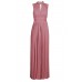 Tfnc Cassie Dusky Pink Maxi Dress
