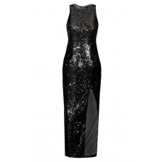 Tfnc Lisha Black Sequin Maxi Dress
