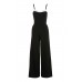 Walg Contrast Trim Wide Leg Jumpsuit