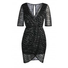 Tfnc Gin Black Sequin Dress
