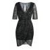 Tfnc Gin Black Sequin Dress