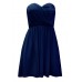 Tfnc Anabella Navy Chiffon Dress