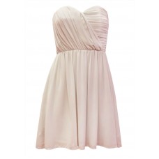 Tfnc Anabella Nude Chiffon Dress