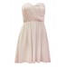 Tfnc Anabella Nude Chiffon Dress