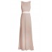 Tfnc Halannah Taupe Maxi Dress
