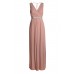Tfnc Linda Taupe Maxi Dress