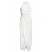 Tfnc Serene White Embellished Dress