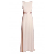 Tfnc Halannah Embellished Nude Maxi Dress