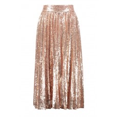 Tfnc Boho Rose Gold Sequin Skirt