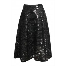 Tfnc K20 Sequin Black Skirt